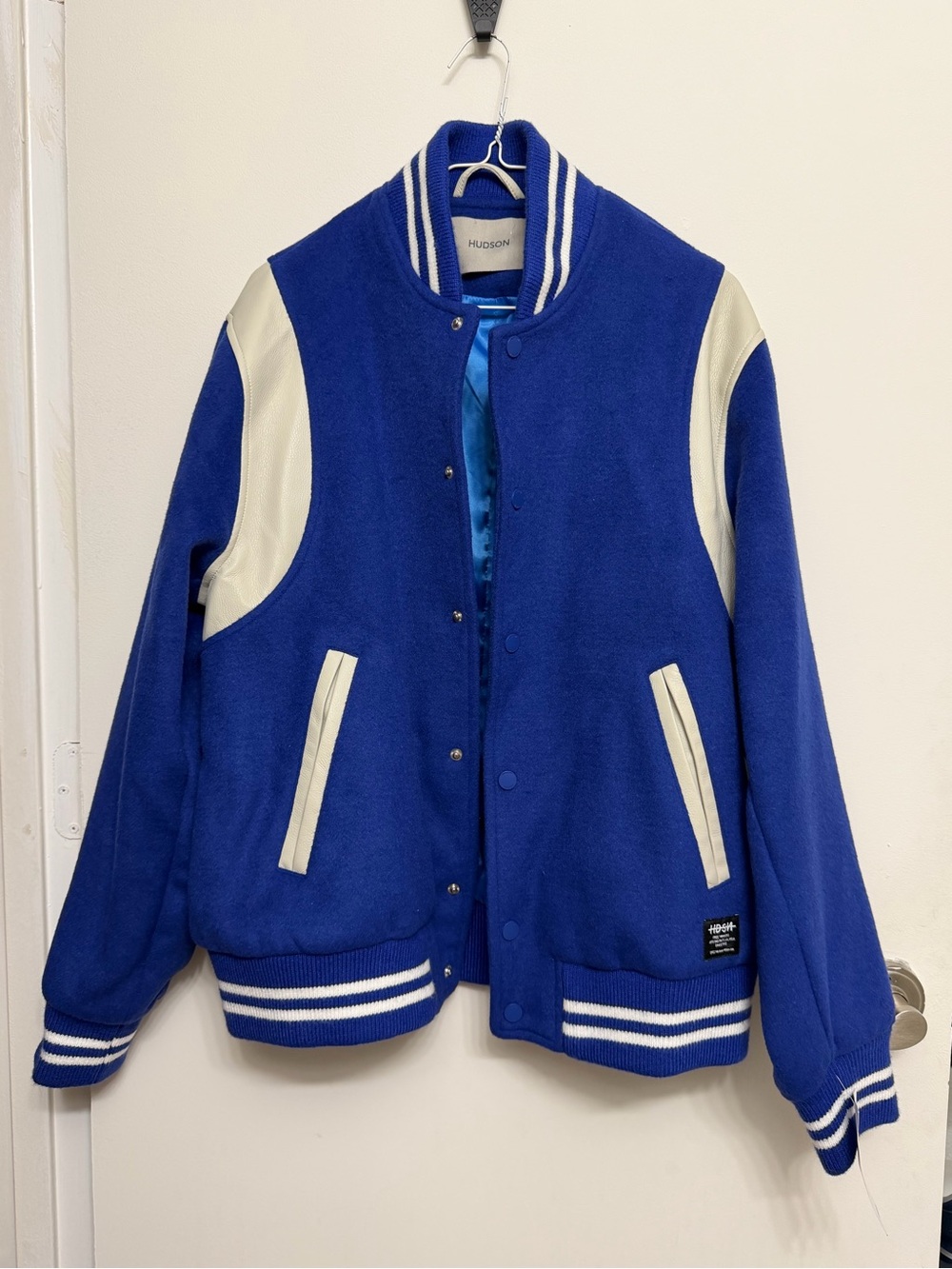 HUDSON Royal Blue Varsity Jacket